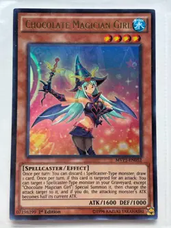 Yu-Gi-Oh Chocolate Magician Girl MVP1-EN052 Ultra Rare 1st Edition NM - Image 1