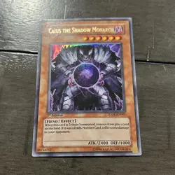Caius the Shadow Monarch SDDE-EN001 The Dark Emperor 1st Edition - Image 1