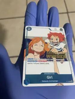 One Piece Girl OP14 Release Event Foil Winner Card P-096 Psa Ready - Image 4