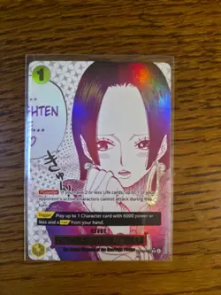 You’ll Frighten Me. Alt Art Op14-118 The Azure Sea’ Seven ONE PIECE Card Game - Image 3