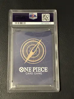 PSA 9 Trafalgar Law 008 One Piece TCG Offline Regional Finalist Stamp Promo - Image 2