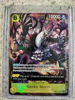 ONE PIECE AZURE SEA'S SEVEN ALT ART GECKO MORIA ALTERNATE ART OP14-104 ENGLISH - Image 1