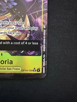 One Piece TCG Gecko Moria OP14-104 (Alternate Art) The Azure Sea's Seven (OP14) - Image 5