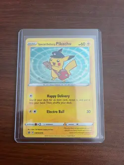 Special Delivery Pikachu SWSH074 SWSH: Sword & Shield Promo Cards Holo - Image 1