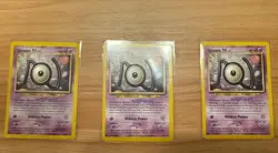 Pokemon Unown Lot - 23 Unown Cards | Neo Genesis | Neo Revelations | Neo Destiny - Image 3