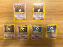 Pokemon Unown Lot - 23 Unown Cards | Neo Genesis | Neo Revelations | Neo Destiny - Image 5