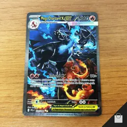 Mega Charizard X EX 125/094 Phantasmal Flames Pokemon Brazil Pack Fresh Card NM+ - Image 1