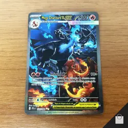 Mega Charizard X EX 125/094 Phantasmal Flames Pokemon Brazil Pack Fresh Card NM+ - Image 1