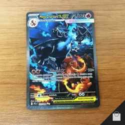 Mega Charizard X EX 125/094 Phantasmal Flames Pokemon Brazil Pack Fresh Card NM+ - Image 1