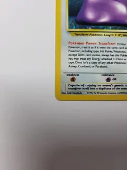 Ditto 3/62 Fossil Pokemon Card Holo WOTC TCG LP - Image 4