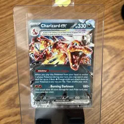 Pokemon TCG Obsidian Flames Charizard EX Holo Double Rare Card 125/197 NM - Image 1