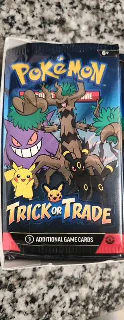 5 Pack Pokemon TCG Trick or Trade Booster Packs 2024 Halloween Card Lot Bundle - Image 2