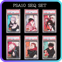 PSA 10 Jump 55th Anniversary Collection Card Set -- Jujutsu Kaisen -- Japan 3 - Image 1
