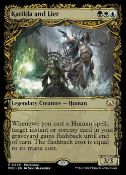 MTG Katilda and Lier (449/533) March of the Machine Commander NM - Image 1