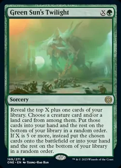 Green Sun's Twilight, Phyrexia: All Will Be One, Near Mint x 1 MTG - Image 1