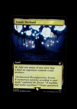 Universes Beyond: Doctor Who #493 Exotic Orchard (Extended Art) Foil - Image 1