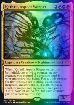 MTG Magic the Gathering Kathril, Aspect Warper (10/355) Commander 2020 LP FOIL - Image 1