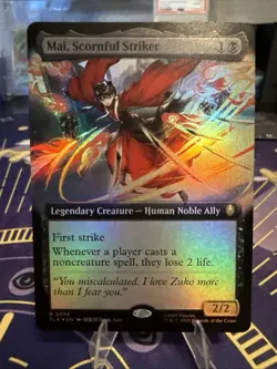 Mai, Scornful Striker (Extended Art) Avatar: The Last Airbender Foil - Image 1