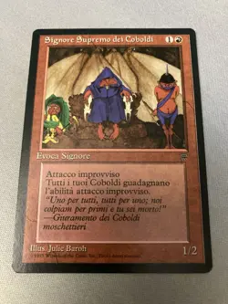 MTG Kobold Overlord Legends Italian Very Nice LP+/NM - Image 1