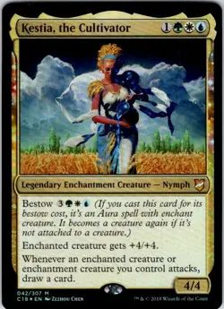 Magic | C18 | Kestia, the Cultivator | 42 | Foil | NM - Image 1
