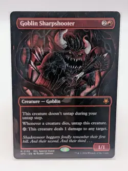 Goblin Sharpshooter - Magic The Gathering, Borderless, NM, SPG-136 - Image 1