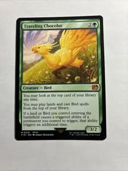 Traveling Chocobo - FINAL FANTASY MTG Plus Bonus Rare!!! - Image 1