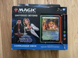 Magic the Gathering: Doctor Who Universes Beyond Paradox Power Commander Deck 195166228815 - Image 1