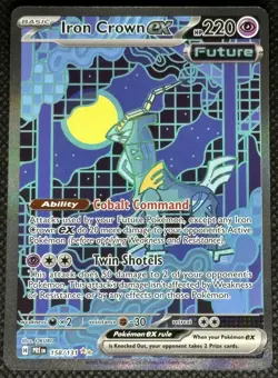 Pokemon Iron Crown ex 158/131 SIR Holo Prismatic Evolutions - Image 1