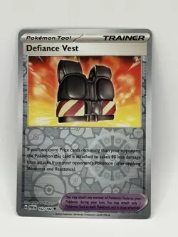 2023 Pokemon Paradox Rift Defiance Vest Reverse Holo Foil #162/182 - Image 1