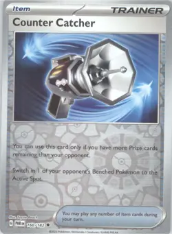 Counter Catcher Reverse Holo Pokemon tcg SV04: Paradox Rift #160/182 - Image 1