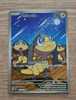 Pokemon TCG Mega Evolution Helioptile 143/132 Illustration Rare Near Mint - Image 1