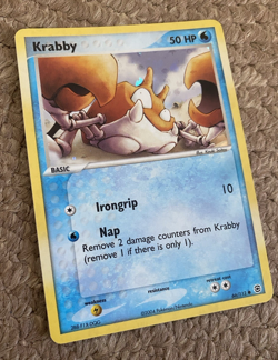 Pokemon TCG - Krabby - EX Fire Red Leaf Green - Reverse Holo - 66/112 - Image 3