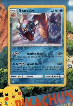 Pokemon TCG Gyarados 33/147 Sm-Burning Shadows Reverse Holo Rare NM/M - Image 1
