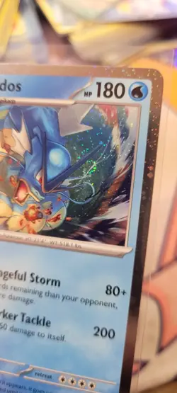 Pokemon TCG Gyarados Cosmo Holo 043/193 Promo NM/M SWIRL - Image 1