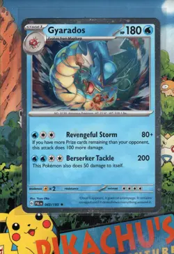 Pokemon TCG Gyarados Cosmo Holo 043/193 Promo NM/M SWIRL - Image 2