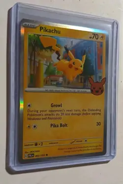 Pokemon Pikachu 062/193 Trick or Trade 2023 Holo - Image 1