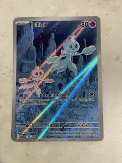 2025 Pokemon Frillish 126/086 Illustration Rare Holo NM - Image 1