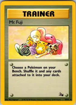 Mr. Fuji Uncommon Fossil 58/62 NM - Pokemon TCG - Image 1