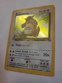 Wizards of the Coast Kangaskhan Jungle 05/64 Holo Rare 90 HP Pokemon TCG - Image 5