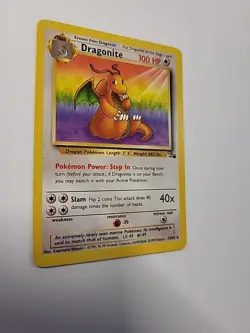 Pokemon 1999 Dragonite 19/62 Fossil Set Rare Vintage WOTC Lightly Played - Image 3