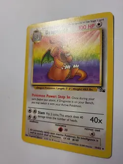 Pokemon 1999 Dragonite 19/62 Fossil Set Rare Vintage WOTC Lightly Played - Image 4