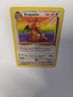 Pokemon 1999 Dragonite 19/62 Fossil Set Rare Vintage WOTC Lightly Played - Image 5