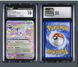 Pokemon Sylveon ex Prismatic Evolutions Double Rare #041 CGC 10 Gem Mint - Image 2