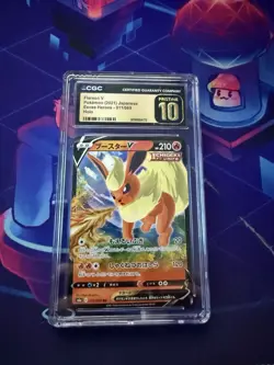 Pokemon JPN Flareon V Eevee Heroes 011/069 CGC Pristine 10 - Image 1