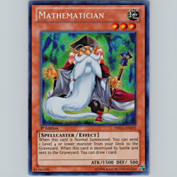 Yugioh Mathematician DRLG-EN023 1st Edition Secret Rare Holo - NM - Image 1