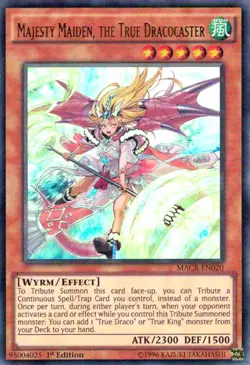 Majesty Maiden, the True Dracocaster-Ultra Rare - 1st Edition - MACR-EN020 - ... - Image 1