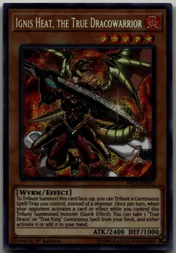 Ignis Heat, the True Dracowarrior Secret Rare Fists of the Gadgets FIGA-EN053 LP - Image 1