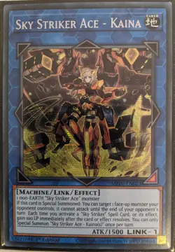 YuGiOh Sky Striker Ace - Kaina Secret Rare 1st Edition MP20-EN023 - Image 1