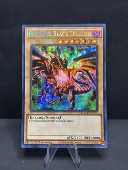 Yu-Gi-Oh! TCG Red-Eyes Black Dragon MAMA-EN105 Secret Pharaoh's Rare NM - Image 1