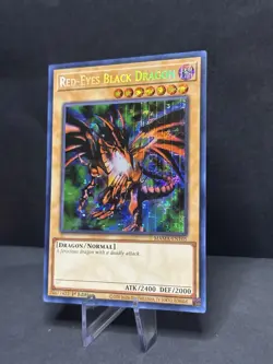 Yu-Gi-Oh! TCG Red-Eyes Black Dragon MAMA-EN105 Secret Pharaoh's Rare NM - Image 3
